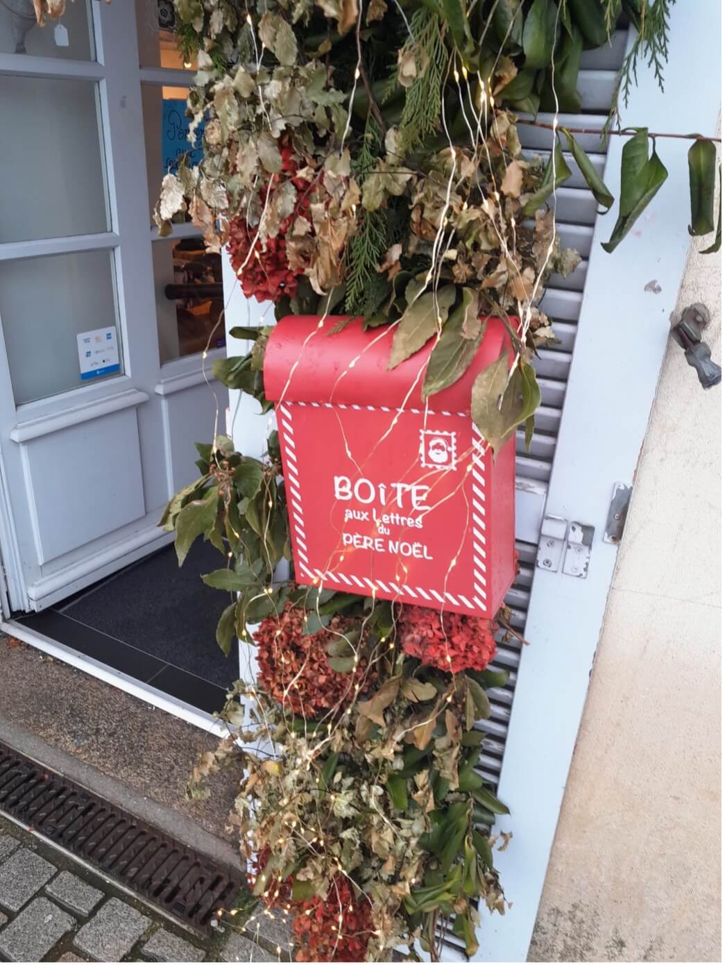 boite-lettres Boîte aux lettres de Noël.